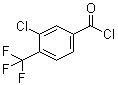structure of CAS# 1092460-77-9, 3-Chloro-4-(trifluoromethyl)benzoyl chloride