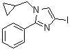 CAS 登录号：1092533-43-1, 1-(环丙基甲基)-4-碘-2-苯基-1H-咪唑