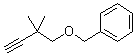 CAS # 1092536-54-3, [[(2,2-Dimethyl-3-butyn-1-yl)oxy]methyl]benzene, 4-Benzyloxy-3,3-dimethylbut-1-yne