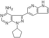 structure of CAS# 1092788-83-4, PP 121