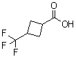 structure of CAS# 1093750-93-6, 3-(Trifluoromethyl)cyclobutanecarboxylic acid
