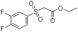 CAS # 1094476-62-6, 2-[(3,4-Difluorophenyl)sulfonyl]acetic acid ethyl ester