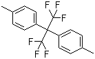 2,2-Bis(4-methylphenyl)hexafluoropropane molecular structure (CAS 1095-77-8)