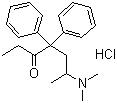 structure of CAS# 1095-90-5, 盐酸美沙酮
