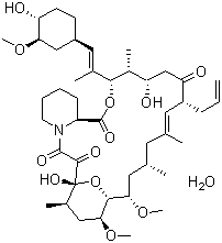 structure of CAS# 109581-93-3, Tacrolimus monohydrate