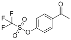 structure of CAS# 109613-00-5, 4-乙酰基苯基三氟甲烷磺酸酯