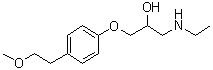 CAS # 109632-08-8, 1-(Ethylamino)-3-[4-(2-methoxyethyl)phenoxy]-2-propanol, H 173/09