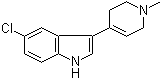 CAS 登录号：109793-84-2, 5-氯-3-(1-甲基-1,2,3,6-四氢-4-吡啶基)吲哚