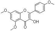 structure of CAS# 1098-92-6, 5,7,4'-三甲氧基山柰酚