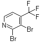 CAS 登录号：1099598-01-2, 2,3-二溴-4-(三氟甲基)吡啶