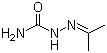 Acetone semicarbazone molecular structure (CAS 110-20-3)