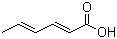 CAS # 110-44-1, Sorbic acid, 1,3-Pentadiene-1-carboxylic acid, Hexa-2,4-dienoic acid, 2,4-Hexadienoic acid