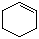 环己烯分子结构 (CAS 110-83-8)
