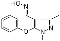 CAS # 110035-28-4, Pyrazole-1,3-dimethyl-5-phenoxy-4-carboxaldehyde oxime, 1,3-Dimethyl-5-phenoxy-1H-pyrazole-4-carboxaldehyde oxime