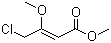 CAS # 110104-60-4, Methyl (E)-4-chloro-3-methoxy-2-butenoate, (E)-4-Chloro-3-methoxybut-2-enoic acid methyl ester, Methyl trans-4-chloro-3-methoxy-2-butenoate