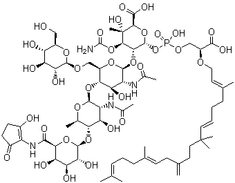 structure of CAS# 11015-37-5, Flavomycin