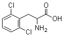 structure of CAS# 110300-03-3, 2,6-二氯-DL-苯丙氨酸