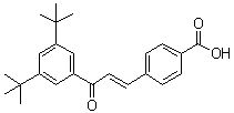 structure of CAS# 110368-33-7, 4-[(1E)-3-[3,5-二叔丁基苯基]-3-氧代-1-丙烯-1-基]苯甲酸