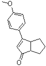 3-(4-Methoxyphenyl)-4,5,6,6a-tetrahydro-3aH-pentalen-1-one molecular structure (CAS 1104635-00-8)