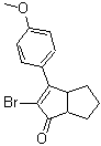CAS 登录号：1104635-01-9, 2-溴-3-(4-甲氧基苯基)-4,5,6,6a-四氢-3aH-戊搭烯-1-酮