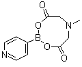 structure of CAS# 1104636-72-7, 4-吡啶基硼酸 甲基亚氨基二乙酸酯