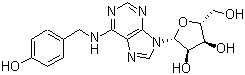 structure of CAS# 110505-75-4, N6-(4-Hydroxybenzyl)adenosine