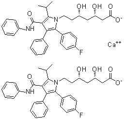 structure of CAS# 1105067-88-6, Atorvastatin Impurity E calcium salt