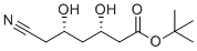 structure of CAS# 1105067-92-2, (3S,5S)-叔-丁基6-氰基-3,5-二羟基己酸酯