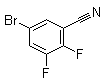 structure of CAS# 1105665-42-6, 5-溴-2,3-二氟苯甲腈