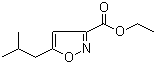 structure of CAS# 110578-27-3, 5-(2-甲基丙基)-3-异恶唑甲酸乙酯