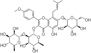 structure of CAS# 110642-44-9, 朝藿定 C