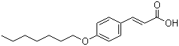 CAS 登录号：110683-38-0, 4-(庚氧基)肉桂酸