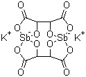 structure of CAS# 11071-15-1, 酒石酸氧锑钾