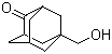 structure of CAS# 110874-17-4, 5-(Hydroxymethyl)tricyclo[3.3.1.1(3,7)]decan-2-one
