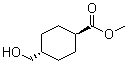 structure of CAS# 110928-44-4, Methyl trans-4-(hydroxymethyl)cyclohexanecarboxylate