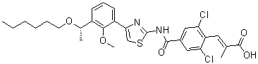 structure of CAS# 1110766-97-6, Lusutrombopag
