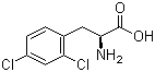 structure of CAS# 111119-36-9, 2,4-二氯-L-苯丙氨酸