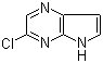 structure of CAS# 1111638-10-8, 3-氯-5H-吡咯并[2,3-b]吡嗪