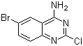 structure of CAS# 111218-89-4, 6-溴-2-氯喹唑啉-4-胺