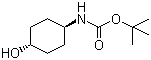 structure of CAS# 111300-06-2, trans-4-Boc-Aminocyclohexanol