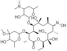 CAS # 111321-02-9, (E)-Erythromycin oxime, (9E)-Erythromycin A oxime, (E)-Erythromycin A oxime