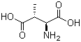 CAS # 1114-07-4, (2R,3S)-2-Amino-3-methylsuccinic acid, (3S)-rel-3-Methyl-D-aspartic acid