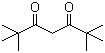 structure of CAS# 1118-71-4, 2,2,6,6-Tetramethylheptane-3,5-dione