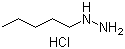 CAS # 1119-68-2, Amylhydrazine hydrochloride, Pentylhydrazine hydrochloride, n-Pentylhydrazine hydrochloride