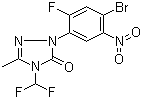 CAS 登录号：111992-11-1, 2-(4-溴-2-氟-5-硝基苯基)-4-(二氟甲基)-2,4-二氢-5-甲基-3H-1,2,4-三唑-3-酮