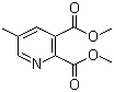 structure of CAS# 112110-16-4, 5-甲基吡啶-2,3-二甲酸二甲酯