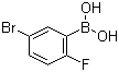 CAS # 112204-57-6, 5-Bromo-2-fluorophenylboronic acid, 5-Bromo-2-fluorobenzeneboronic acid, (5-Bromo-2-fluorophenyl)boronic acid