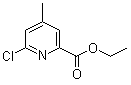 structure of CAS# 1122090-50-9, 6-氯-4-甲基-2-吡啶羧酸乙酯