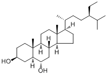 Stigmastane-3,6-diol molecular structure (CAS 112244-29-8)