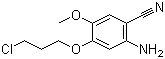 CAS 登录号：1122661-16-8, 2-氨基-4-(3-氯丙氧基)-5-甲氧基苯甲腈